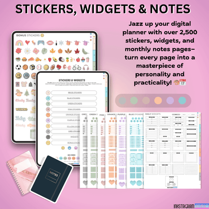 Sticker & Widget Booklet: The Ultimate Digital Planning Companion + 150 Bonus Cover Pages Sticker booketInkstagram studioSticker & Widget Booklet: The Ultimate Digital Planning Companion + 150 Bonus Cover PagesSticker & Widget Booklet: The Ultimate Digital Planning Companion + 150 Bonus Cover PagesSticker booket