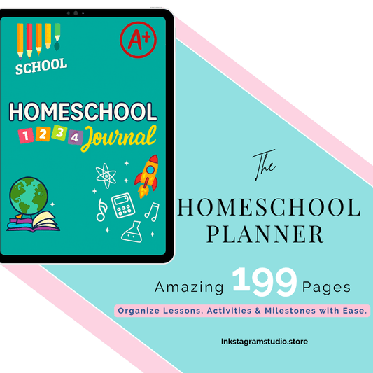 The Ultimate Homeschool Planner: Your All - in - One Guide to Organized Education Educational plannerInkstagram studioThe Ultimate Homeschool Planner: Your All - in - One Guide to Organized EducationThe Ultimate Homeschool Planner: Your All - in - One Guide to Organized EducationEducational planner
