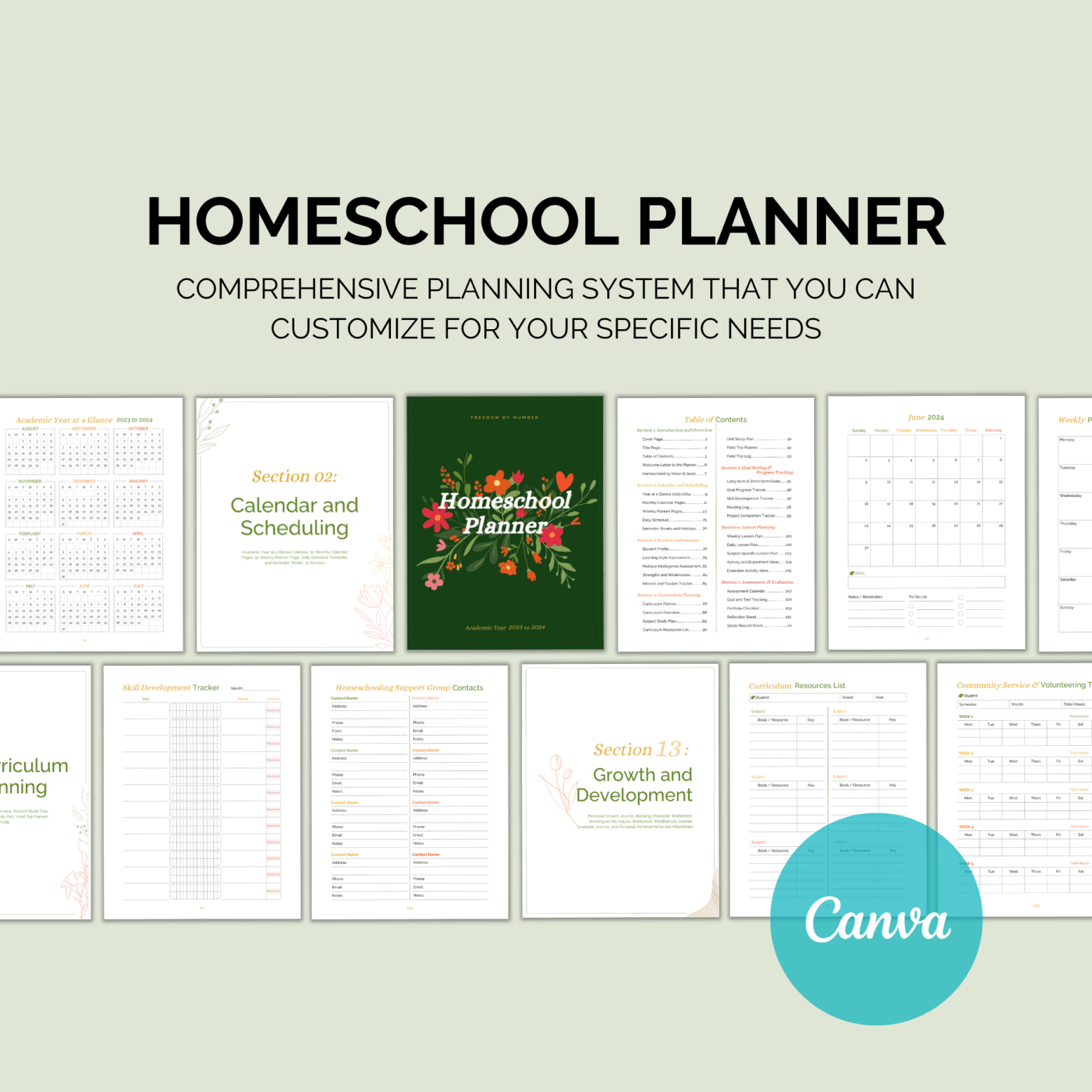 The Ultimate Homeschool Planner: Your All - in - One Guide to Organized Education Educational plannerInkstagram StudioThe Ultimate Homeschool Planner: Your All - in - One Guide to Organized EducationThe Ultimate Homeschool Planner: Your All - in - One Guide to Organized EducationEducational planner