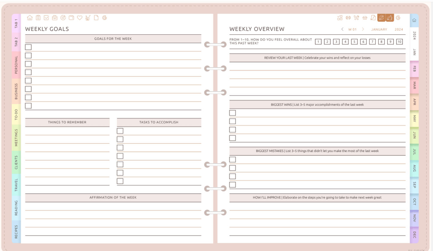 Ultimate All - In - One Digital Planner | Organize Tasks, Goals & Schedules all in one PlannerInkstagram studioUltimate All - In - One Digital Planner | Organize Tasks, Goals & SchedulesUltimate All - In - One Digital Planner for organizing tasks, goals, and schedules.all in one Planner