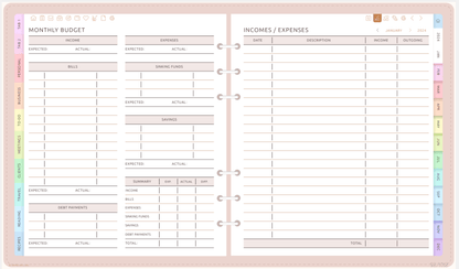 Ultimate All - In - One Digital Planner | Organize Tasks, Goals & Schedules all in one PlannerInkstagram studioUltimate All - In - One Digital Planner | Organize Tasks, Goals & SchedulesUltimate All - In - One Digital Planner with budget and expense tracking layout.all in one Planner