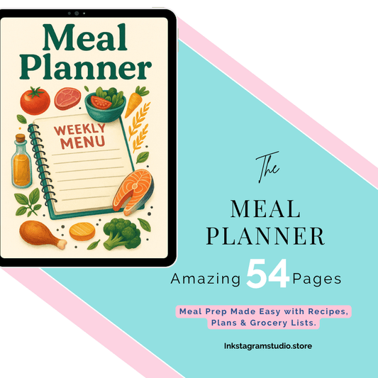 Ultimate Meal Planner: Your All - in - One Guide to Easy Meal Prep & Organization ™ Meal PlannerInkstagram studioUltimate Meal Planner: Your All - in - One Guide to Easy Meal Prep & Organization ™Ultimate Meal Planner: Your All - in - One Guide to Easy Meal Prep & Organization ™Meal Planner