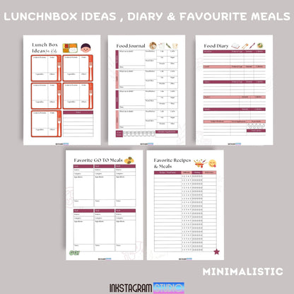 Ultimate Meal Planner: Your All - in - One Guide to Easy Meal Prep & Organization ™ Meal PlannerInkstagram studioUltimate Meal Planner: Your All - in - One Guide to Easy Meal Prep & Organization ™Ultimate Meal Planner templates for easy meal prep and organization.Meal Planner