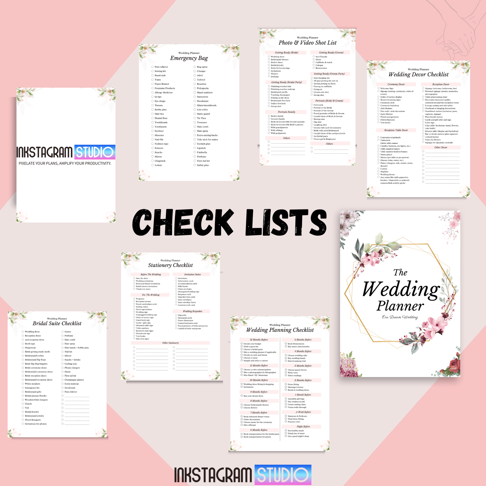 Ultimate Wedding Planner: Your Complete Guide to a Perfect Wedding Day Wedding PlannerInkstagram studioUltimate Wedding Planner: Your Complete Guide to a Perfect Wedding DayUltimate Wedding Planner guide with checklists for a perfect wedding day organization.Wedding Planner