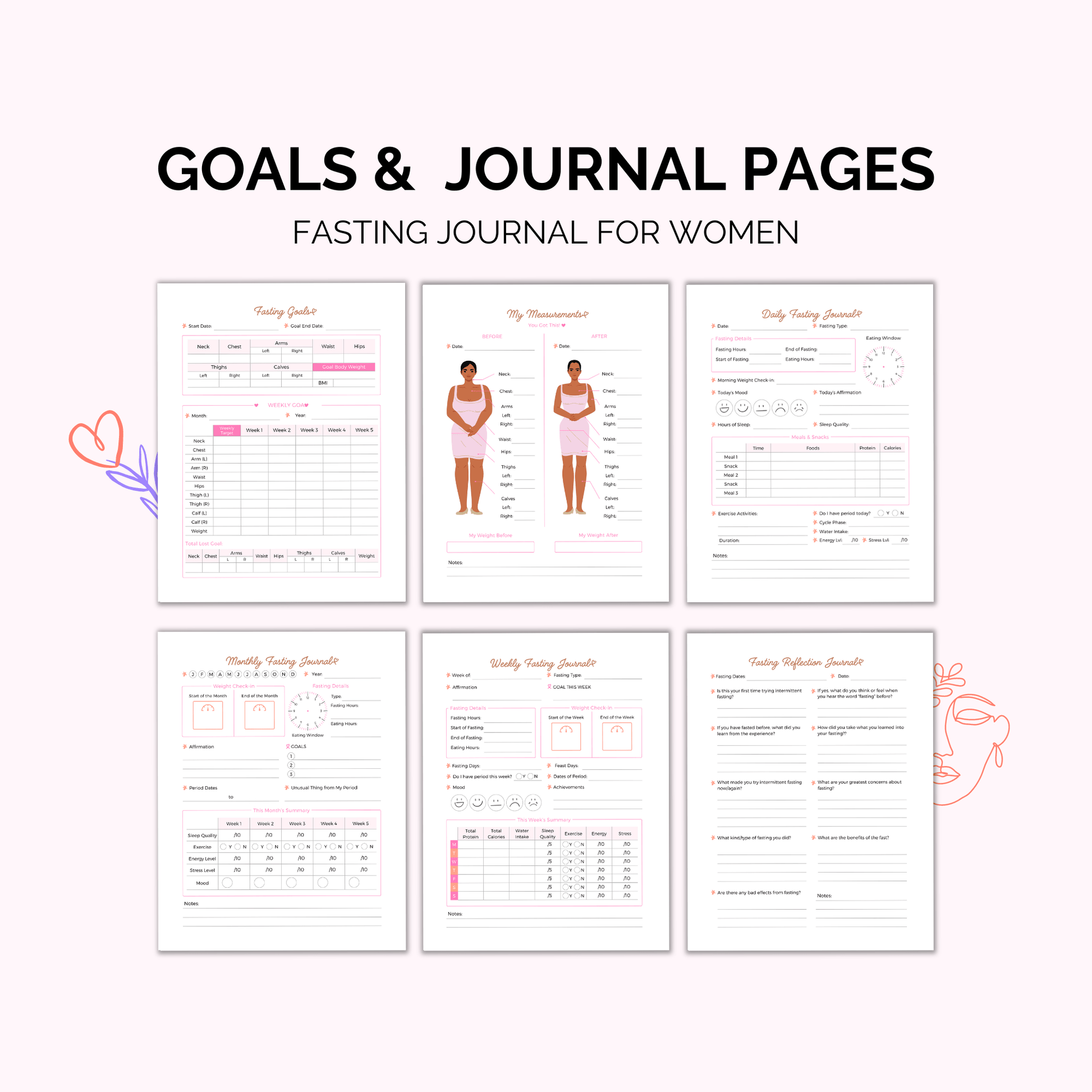 Women's Fasting Journal: Mind, Body & Soul Tracker Women's health 11Inkstagram StudioWomen's Fasting Journal: Mind, Body & Soul TrackerWomen's Fasting Journal: Mind, Body & Soul TrackerWomen's health 11